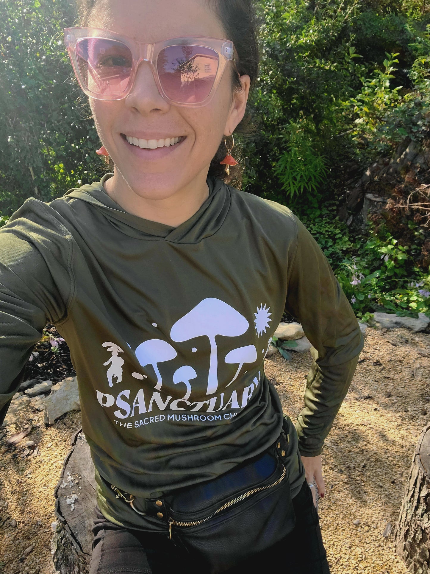 Psanctuary Long-Sleeve Hooded T-Shirt (unisex)